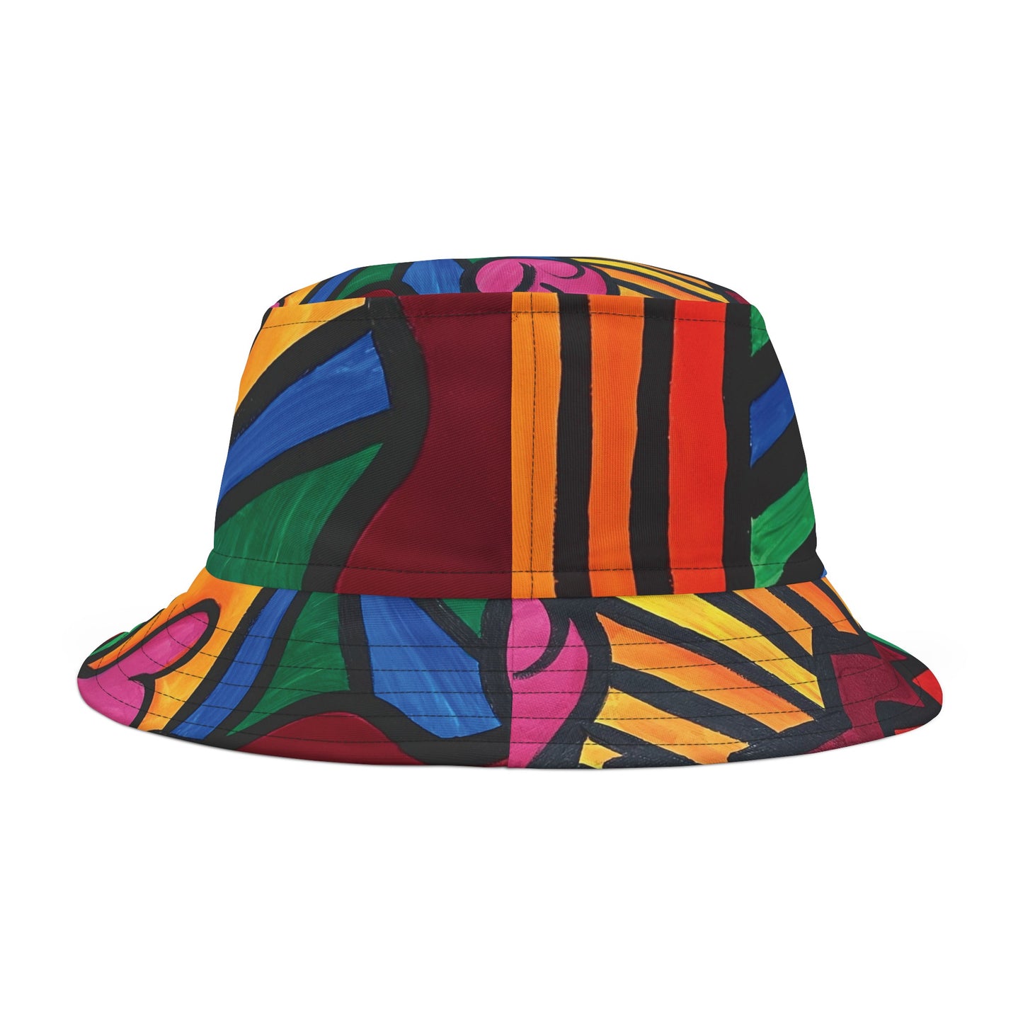 In Bold Color Bucket Hat