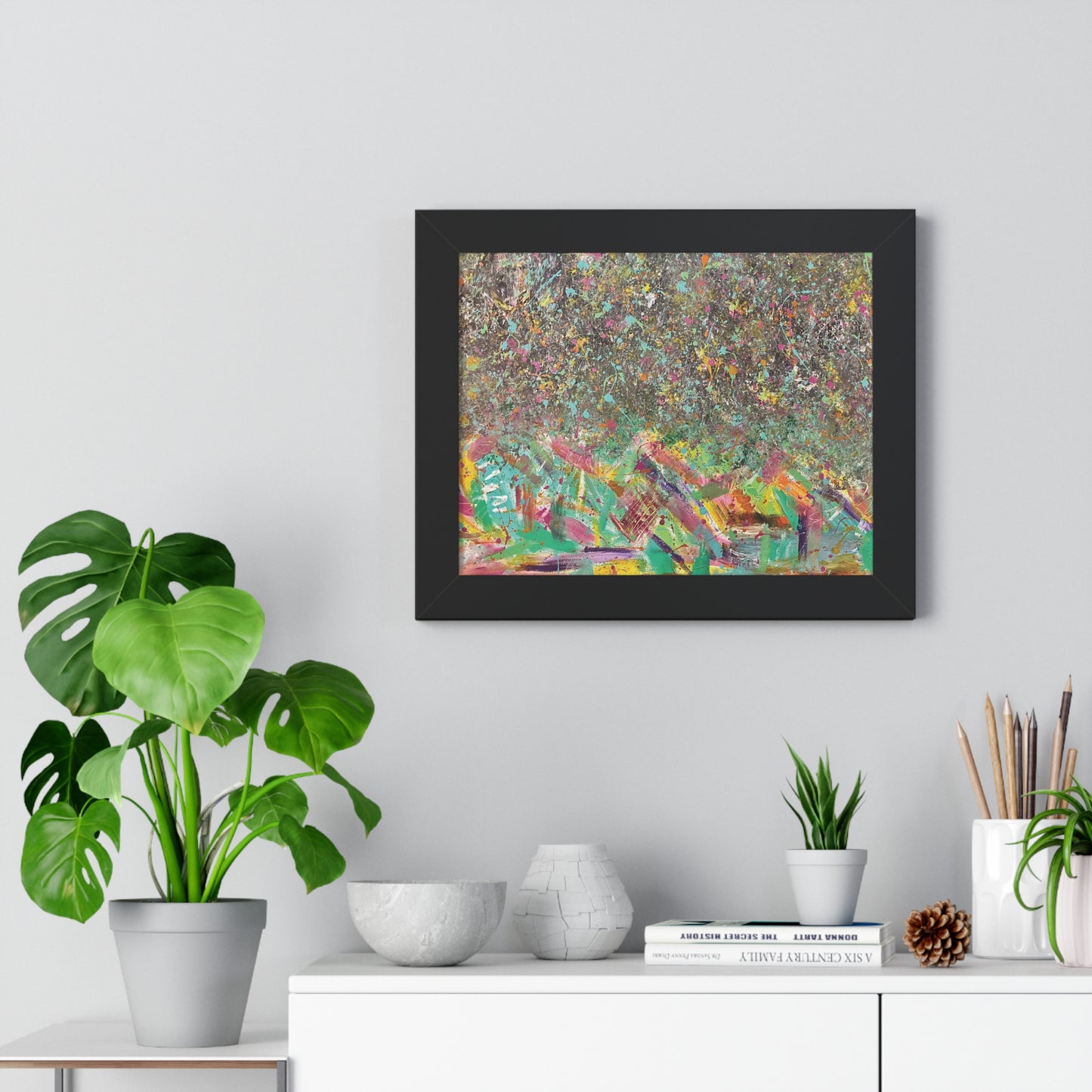 Beauty for Ashes Abstract Framed Print