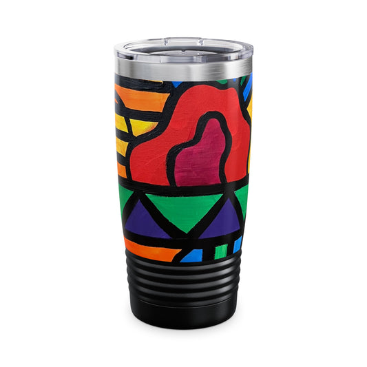 Bold Abstract Tumbler, 20oz