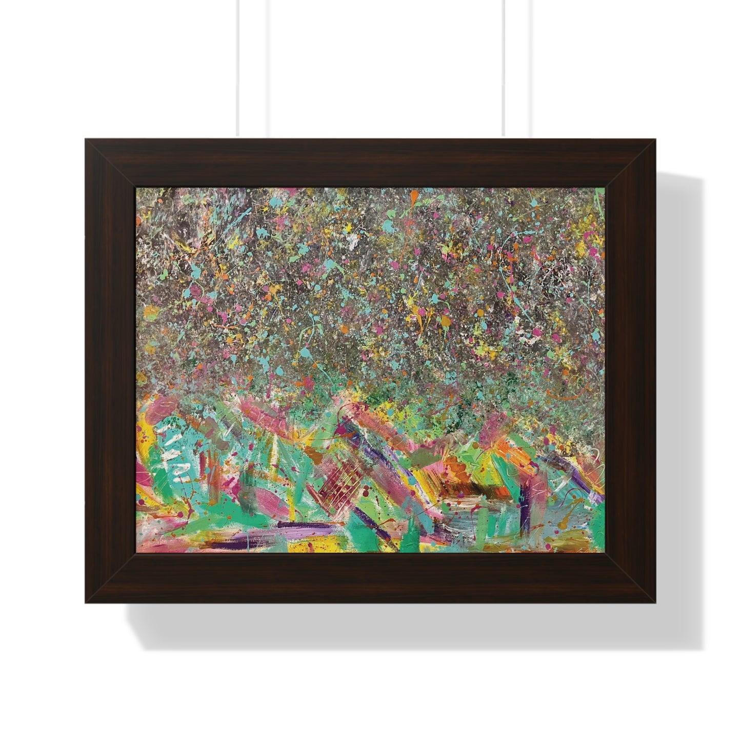 Beauty for Ashes Abstract Framed Print