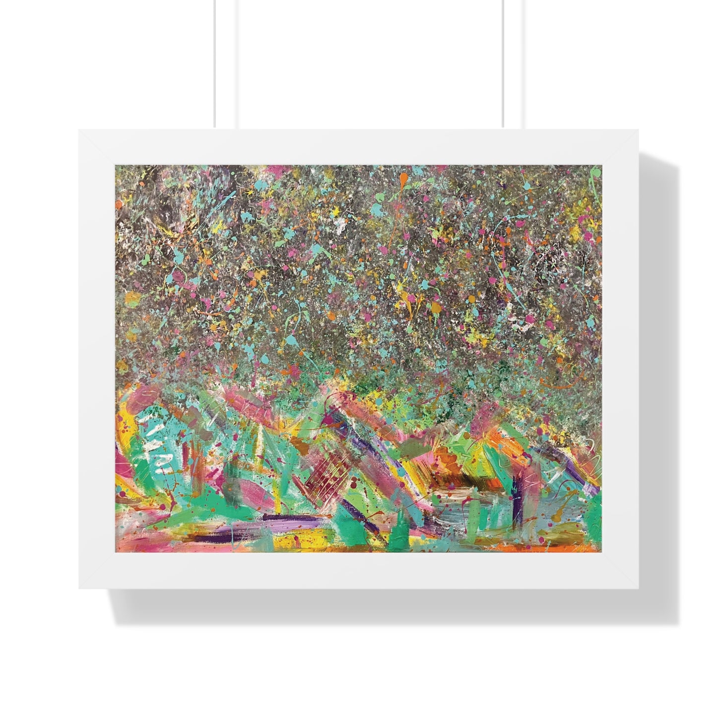 Beauty for Ashes Abstract Framed Print