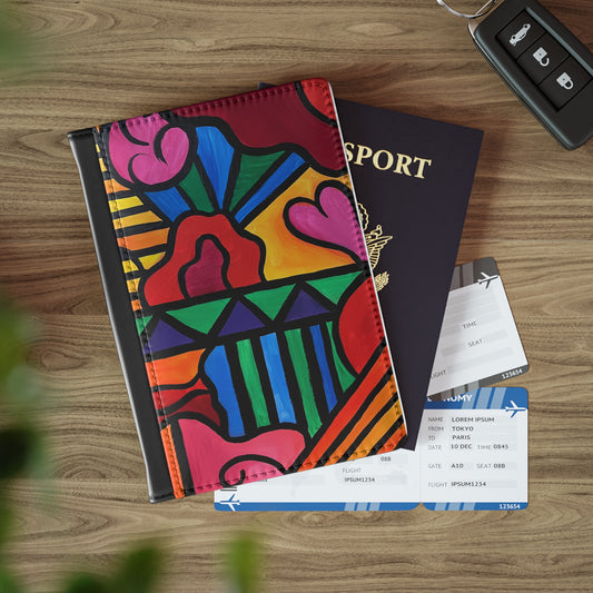 Bold Abstract Passport Cover