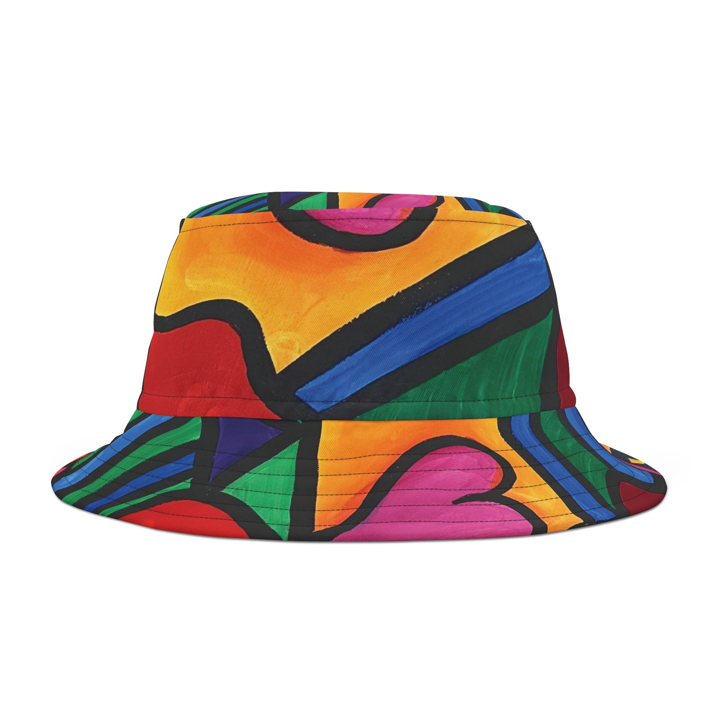 In Bold Color Bucket Hat