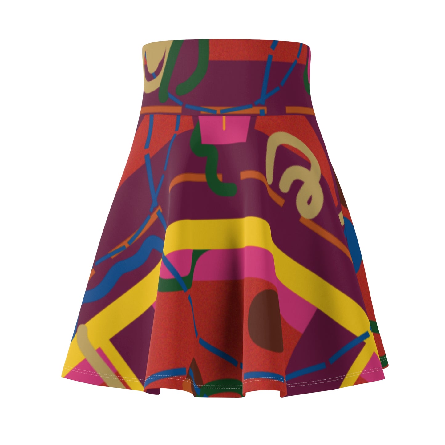 Color Me Fall Skater Skirt