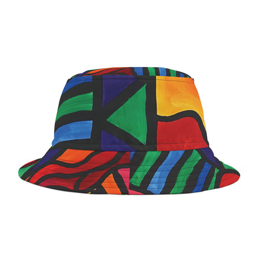 In Bold Color Bucket Hat