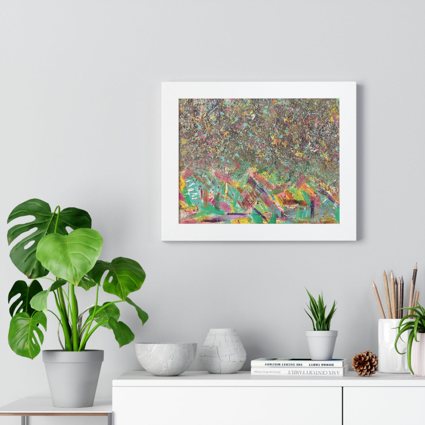 Beauty for Ashes Abstract Framed Print