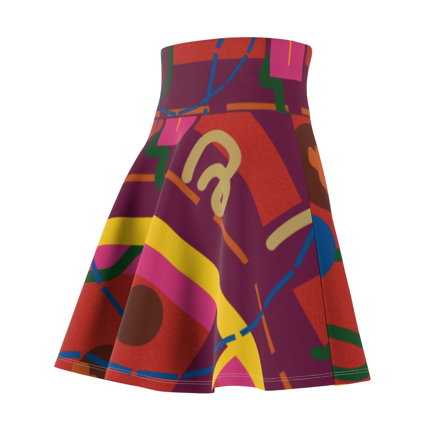 Color Me Fall Skater Skirt