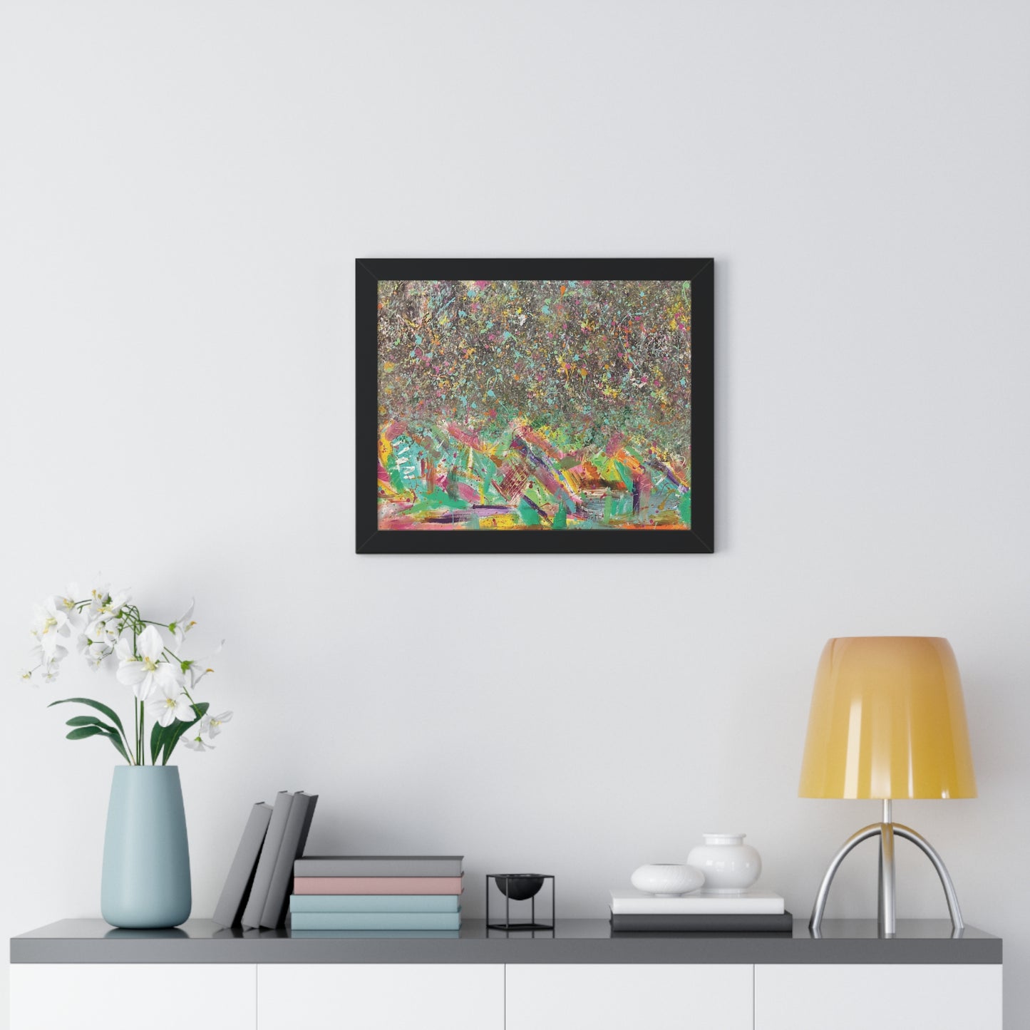 Beauty for Ashes Abstract Framed Print