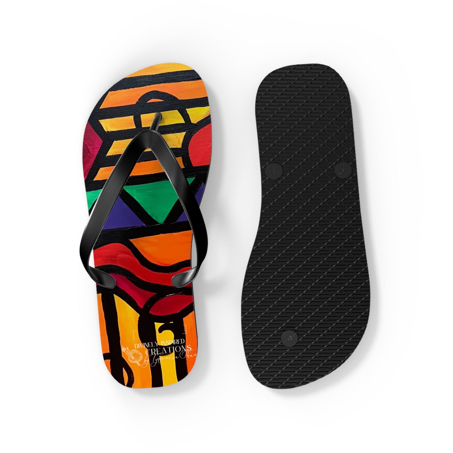 Bold Abstract Flip Flops