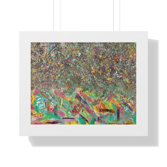 Beauty for Ashes Abstract Framed Print