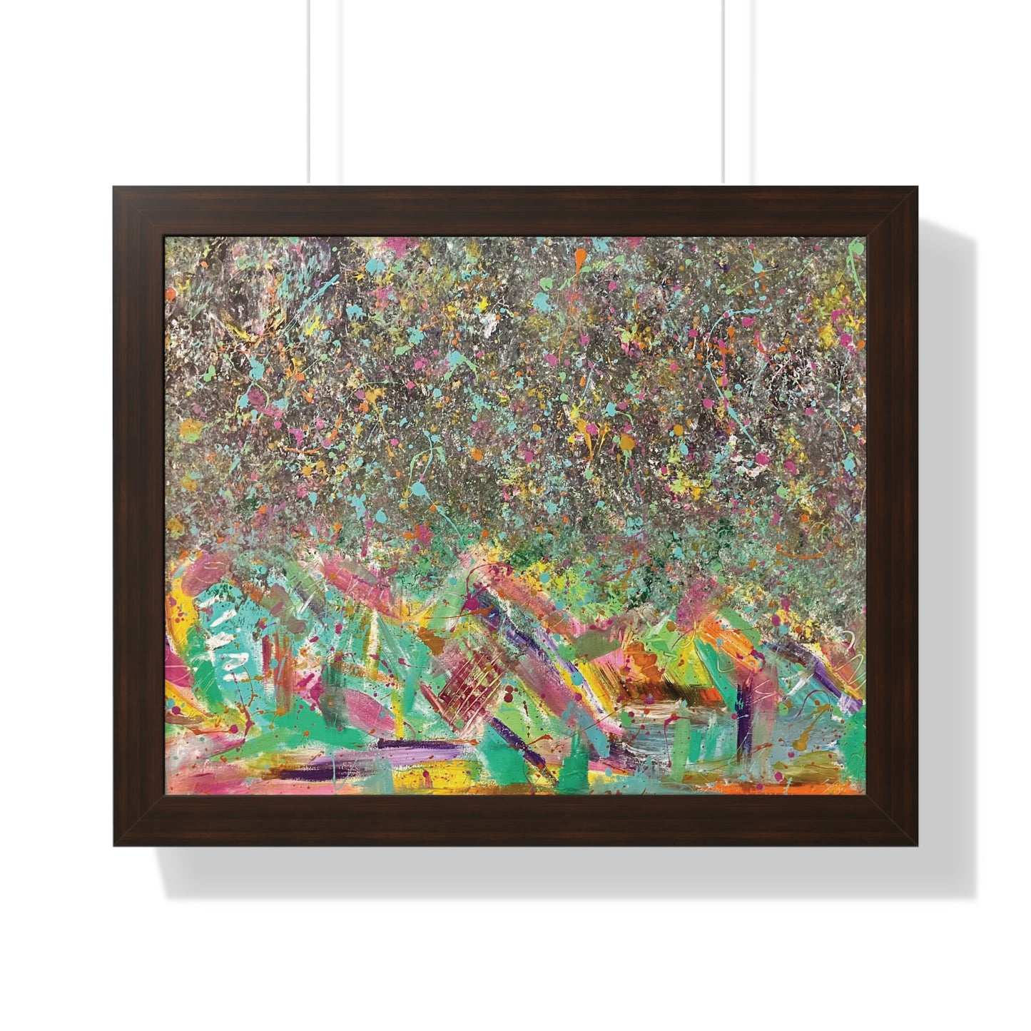 Beauty for Ashes Abstract Framed Print