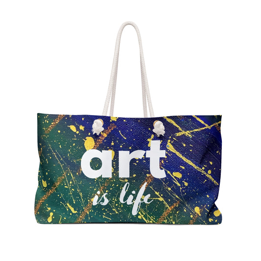 Art is Life Weekender Bag