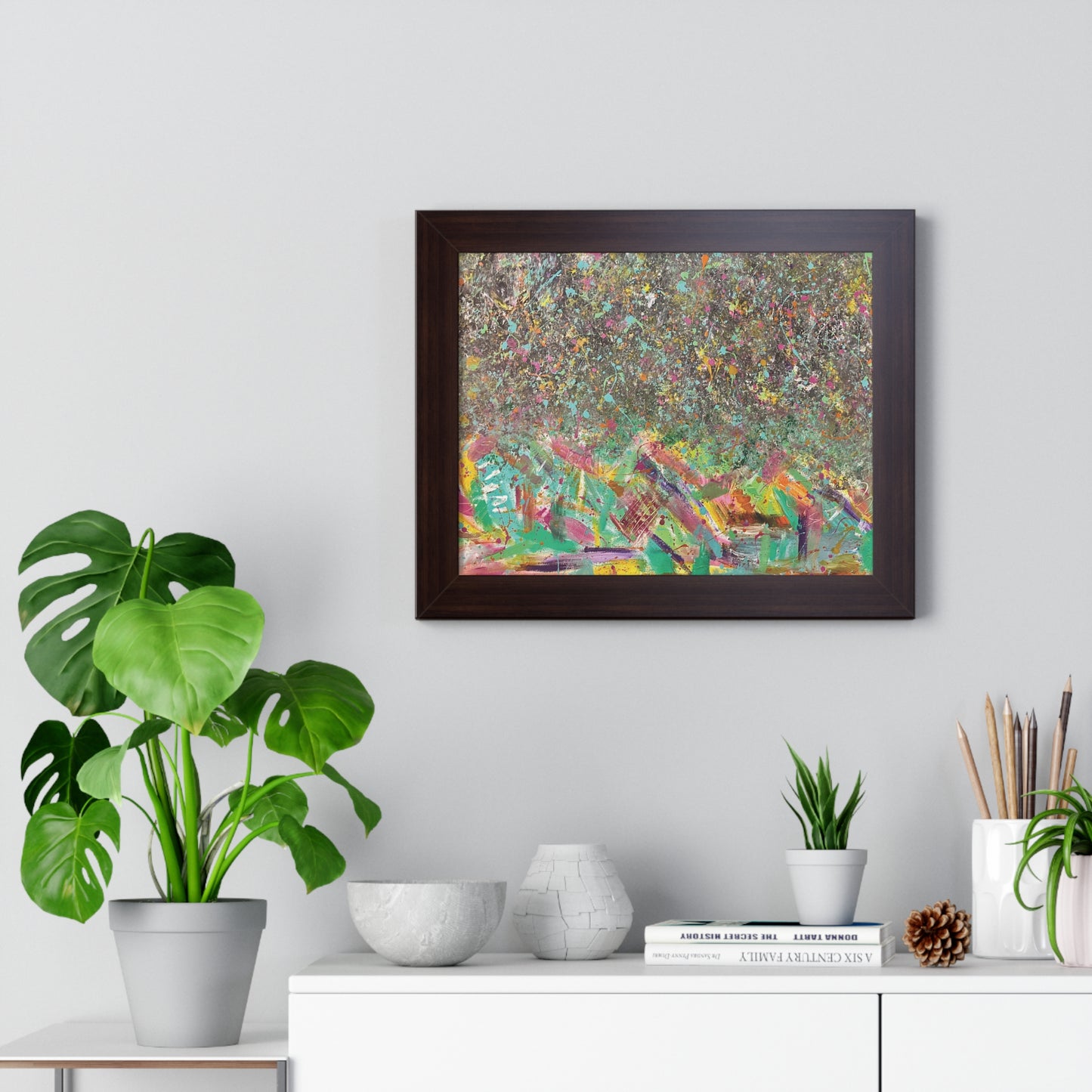Beauty for Ashes Abstract Framed Print