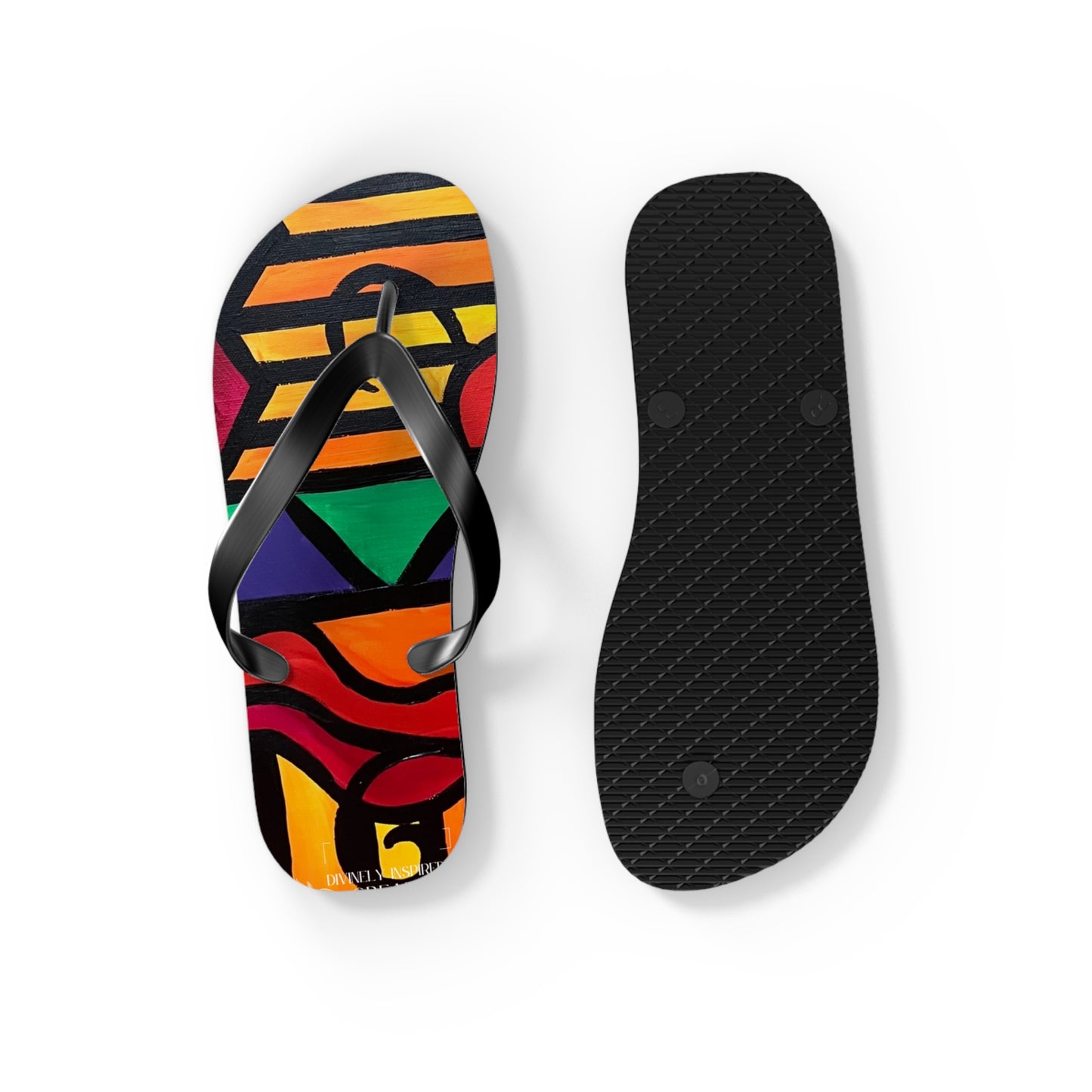 Bold Abstract Flip Flops