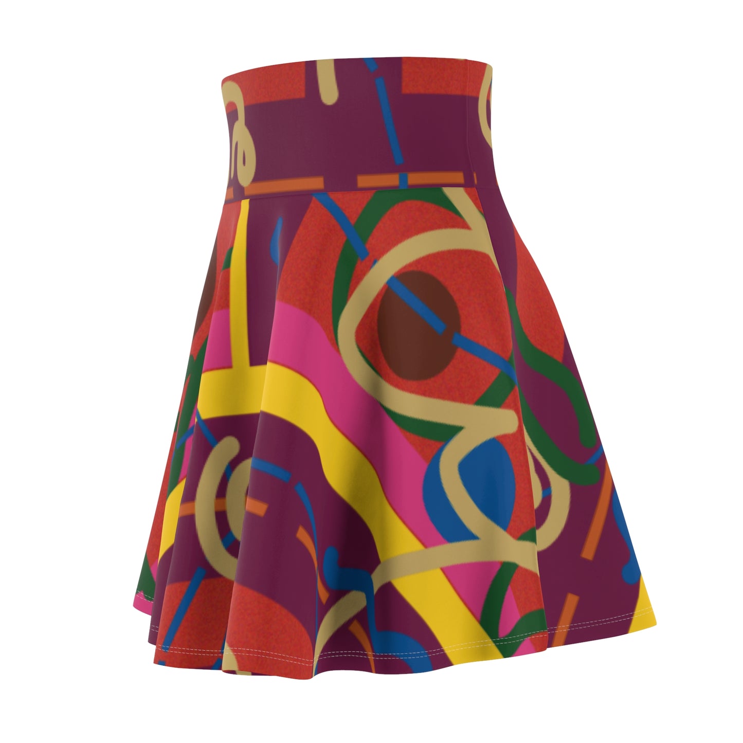 Color Me Fall Skater Skirt