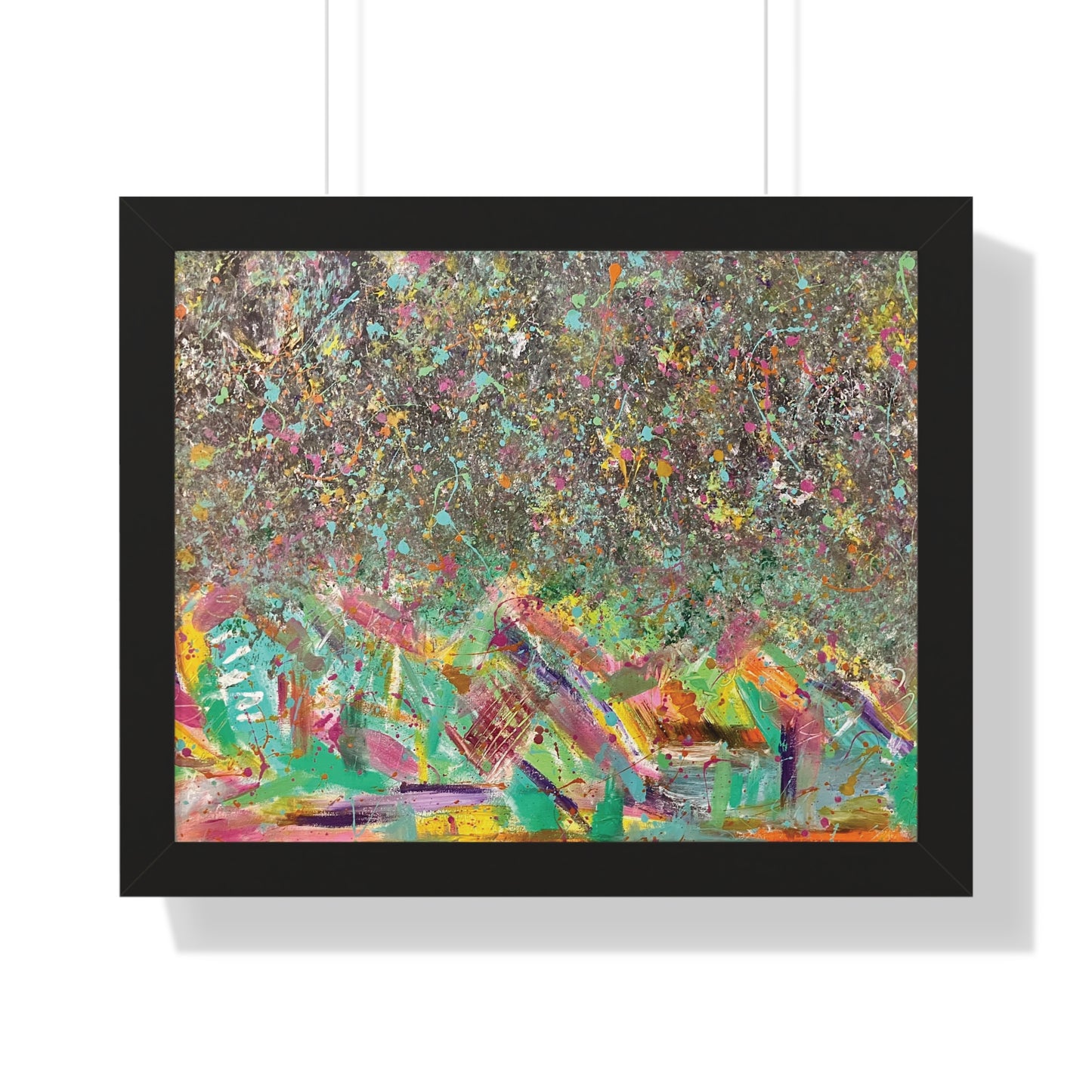 Beauty for Ashes Abstract Framed Print